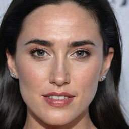 Generate an image that could represent Jennifer Connelly's daughter, capturing similar facial features and style.