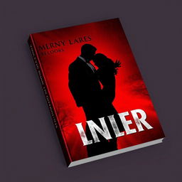 A striking book cover design featuring a dark and moody red background