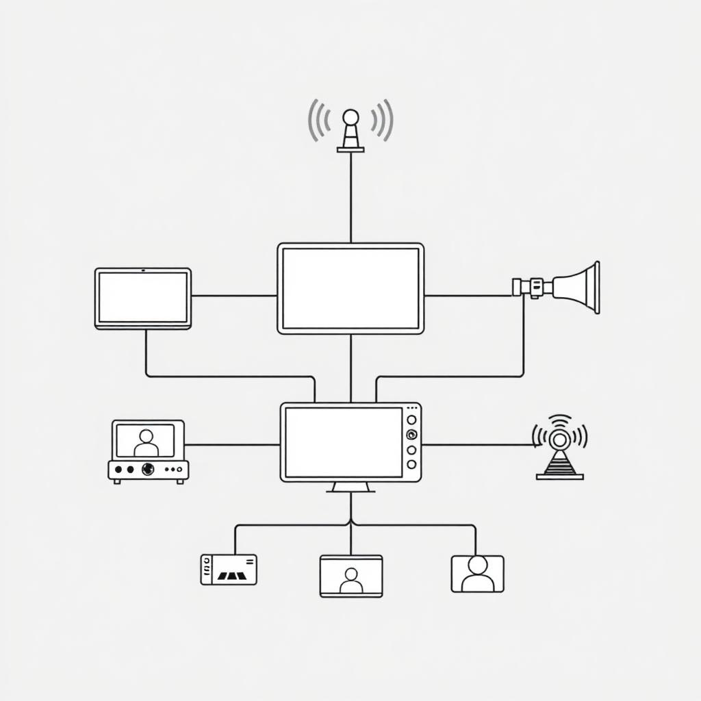 A concise and minimalist illustration of modern digital video broadcasting and communication technologies