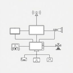 A concise and minimalist illustration of modern digital video broadcasting and communication technologies