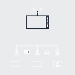 A concise and minimalist illustration of modern digital video broadcasting and communication technologies