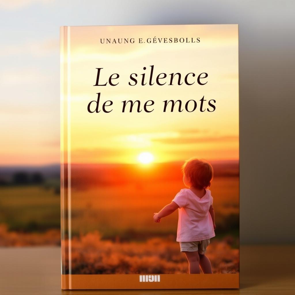 A book cover design featuring the title "Le Silence de mes mots" prominently displayed