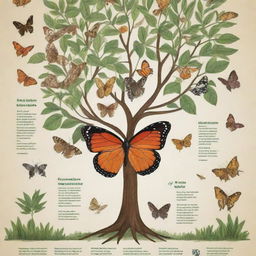 Generate a compelling and informative poster for a biodiversity conservation awareness campaign. Include diverse flora and fauna, depict the protection of ecosystems, and integrate persuasive advertising content.