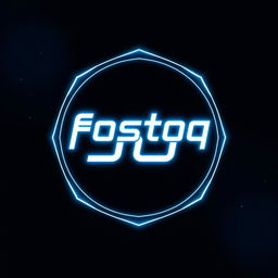 A striking profile picture for the channel "fostoq_50" featuring a modern and minimalist design