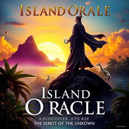 A captivating film poster for 'Island Oracle'