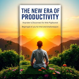 A visually striking book cover for "The New Era of Productivity: The Power to Disconnect and Be Reborn