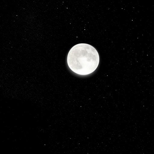 A playful cow gracefully leaping over a glowing full moon against a starry night sky.