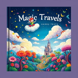 A captivating book cover design for a children's book about 'Magic Travels' without any text