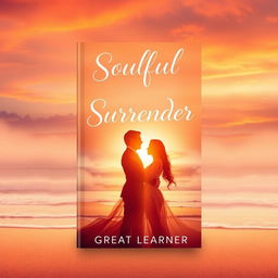 A captivating book cover design for 'Soulful Surrender' by Great Learner