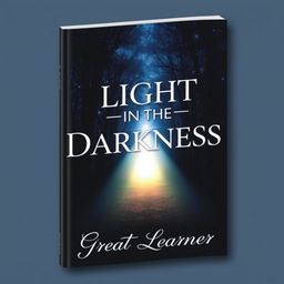 A visually striking book cover for 'Light in the Darkness' by Great Learner