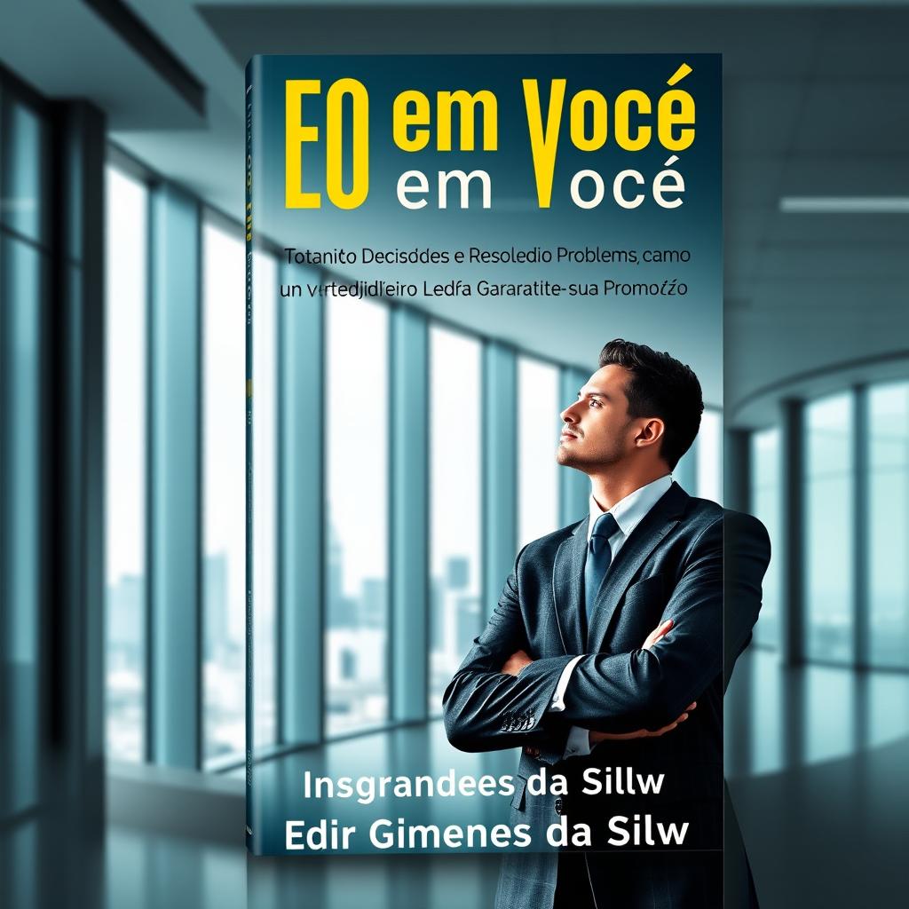 A book cover design featuring the title 'CEO em Você' prominently displayed at the top in bold, stylish typography