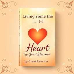 Book cover design for 'Living from the Heart' by Great Learner