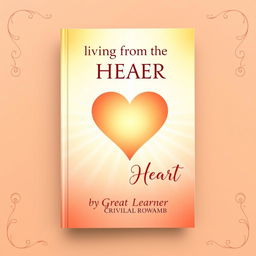 Book cover design for 'Living from the Heart' by Great Learner