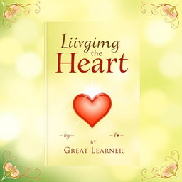 Book cover design for 'Living from the Heart' by Great Learner