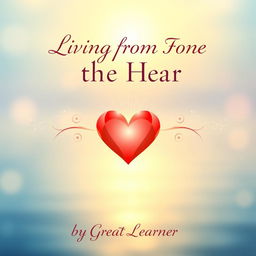 Book cover design for 'Living from the Heart' by Great Learner