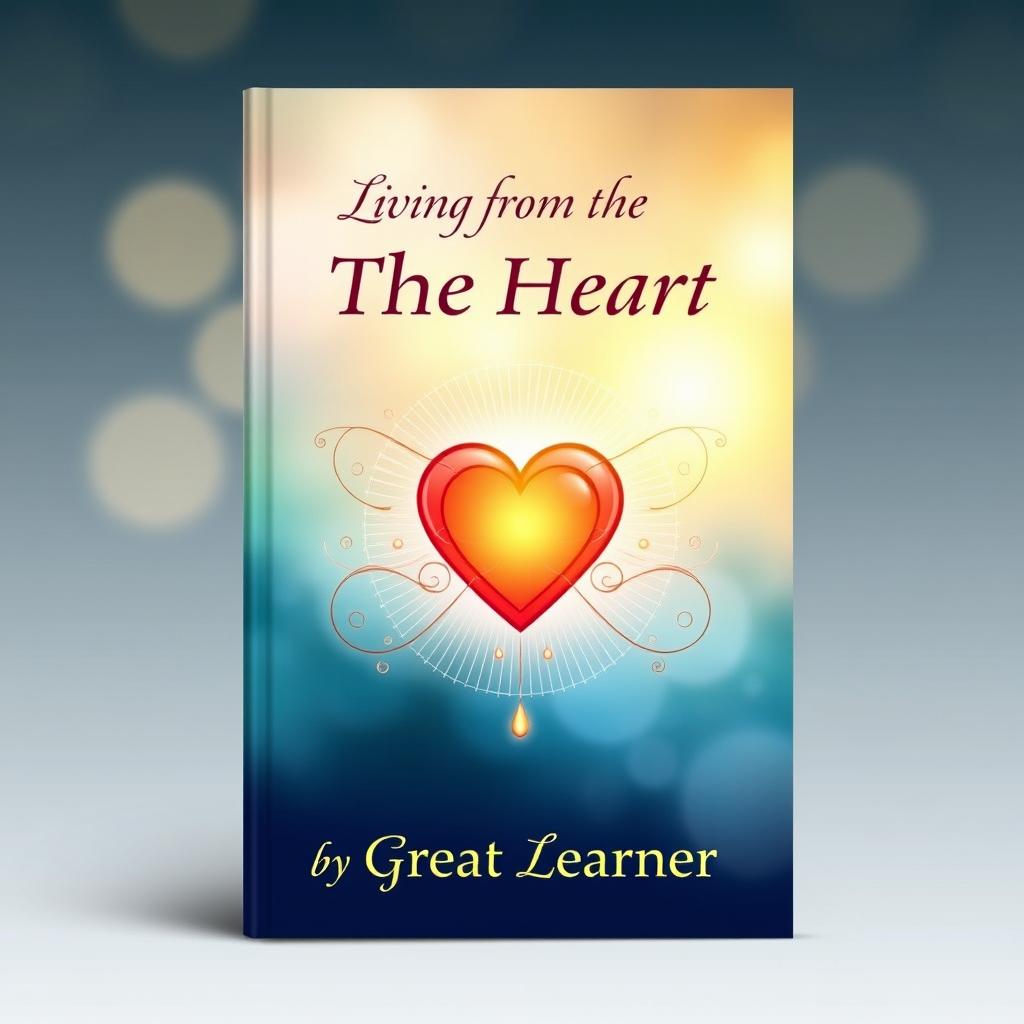 Book cover design for 'Living from the Heart' by Great Learner