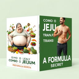 A modern and clean book cover design focusing on health and wellness, featuring a harmonious layout