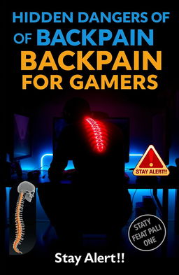 A dimly lit gaming setup featuring a silhouetted gamer hunched over a keyboard and monitor, immersed in a gaming session