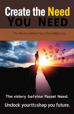 A book cover featuring a striking silhouette of a person standing on the edge of a cracked cliff, gazing toward the horizon