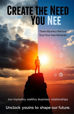 A book cover featuring a striking silhouette of a person standing on the edge of a cracked cliff, gazing toward the horizon