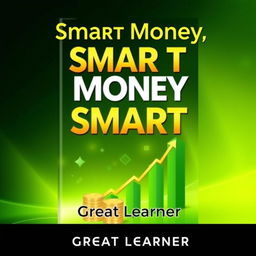 A captivating book cover for "Smart Money, Smart Life" by Great Learner