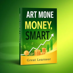 An eye-catching book cover design for "Smart Money, Smart Life" by Great Learner