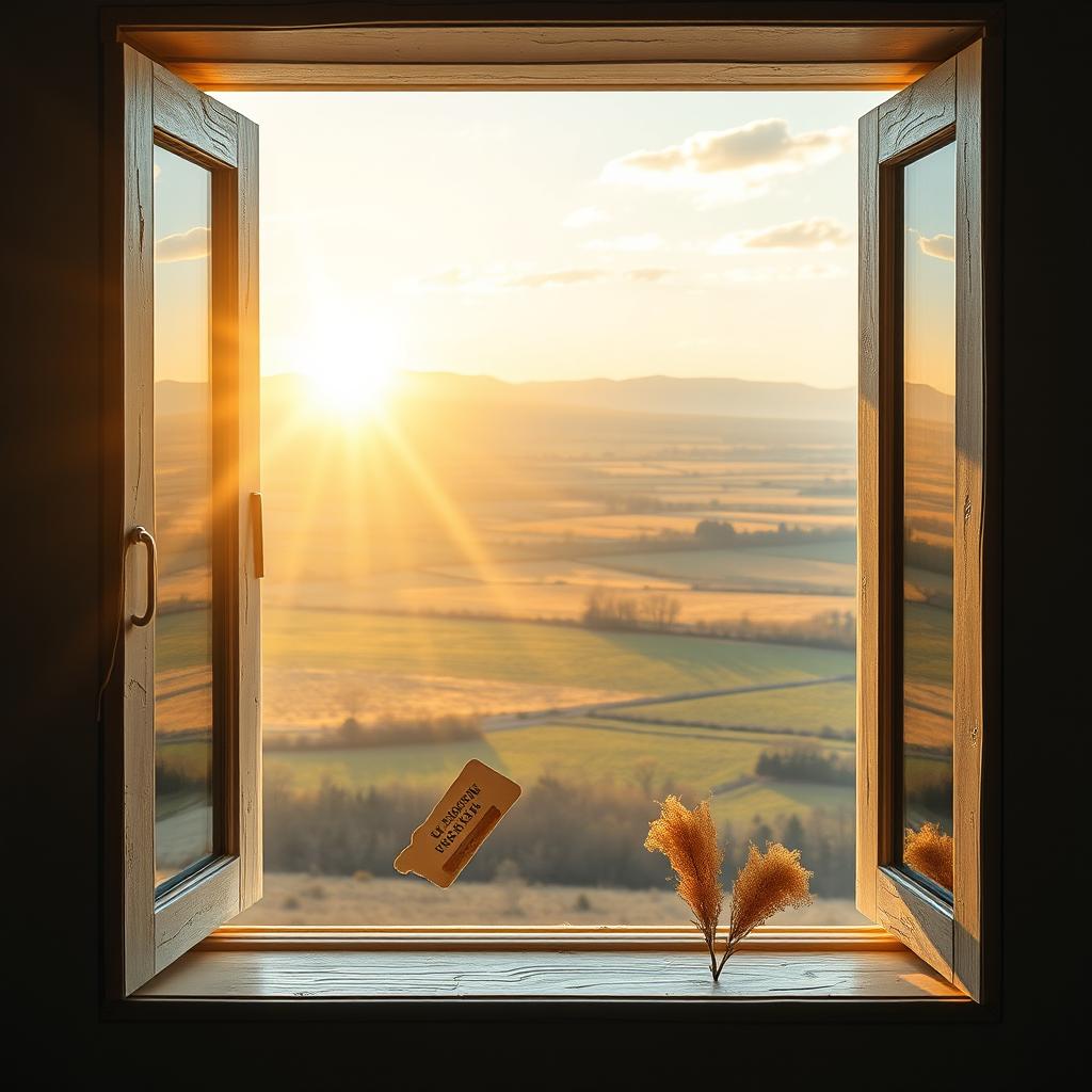 An artistic representation of a window that resembles the shape of Ukraine's map