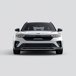 A stunning 3D render of a completely new car design that beautifully combines the sleek and aerodynamic lines of the 2024 Kia Soul with the robust and powerful features of the 2024 Suzuki Smile Wagon