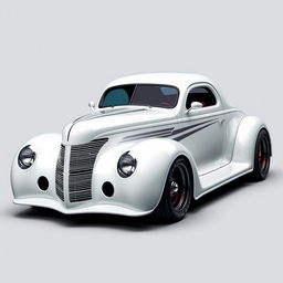 1939 Chevrolet Coupe reimagined as a supercar with a widebody design