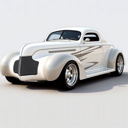 1939 Chevrolet Coupe reimagined as a supercar with a widebody design