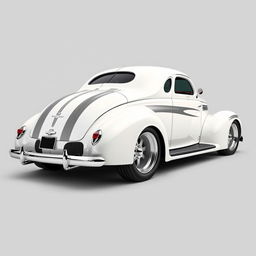 1939 Chevrolet Coupe redesigned as a supercar with a widebody style