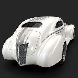 1939 Chevrolet Coupe modified into a widebody supercar design