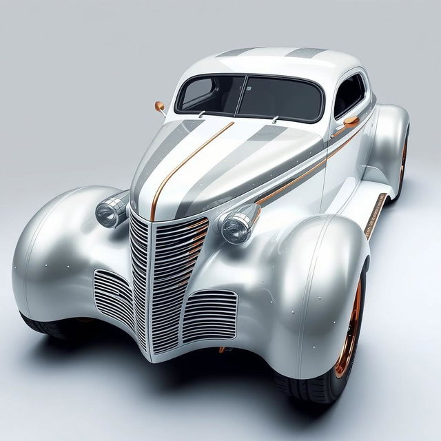 Super widebody 1939 Chevrolet Coupe reimagined as an extraordinary supercar