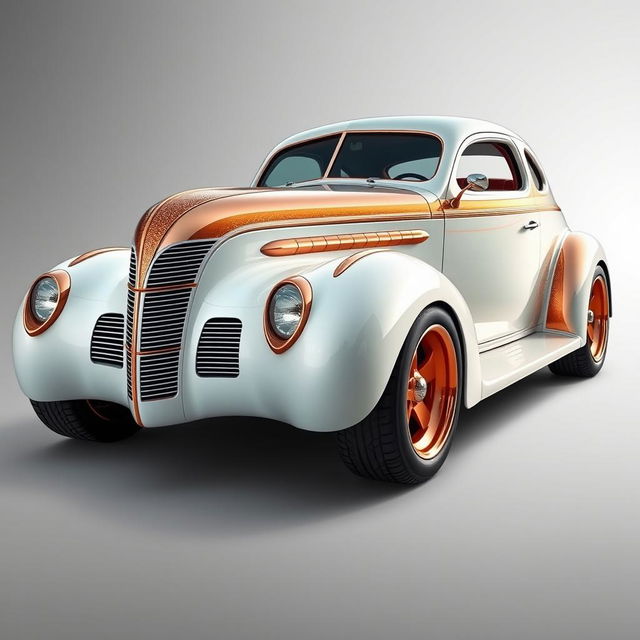 Super widebody 1939 Chevrolet Coupe transformed into an eye-catching supercar