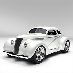 Super widebody 1939 Chevrolet Coupe redesigned as a striking supercar with influences from Gundam aesthetics