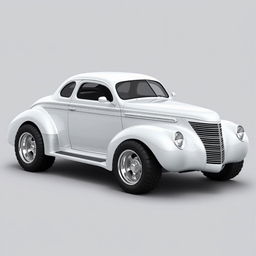 Speed-oriented widebody 1939 Chevrolet Coupe reimagined as a supercar with off-road capabilities