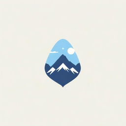 A chic and modern logo for 'Summit Stays', representing luxury and comfort. It should incorporate elements of a mountain summit to depict the high-end vacation experience they provide.