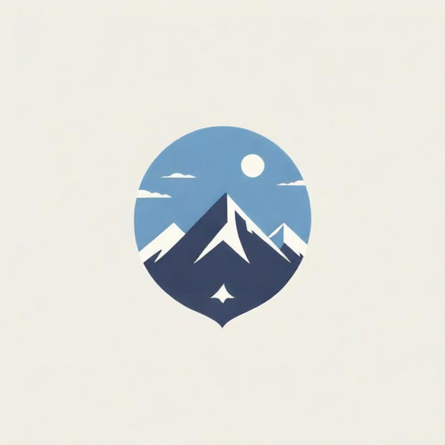 A chic and modern logo for 'Summit Stays', representing luxury and comfort. It should incorporate elements of a mountain summit to depict the high-end vacation experience they provide.