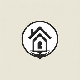 A unique logo for an alternative rock band called 'Safe House'. The design should be edgy and contemporary, reflecting the band's style, suitable for posters, merchandise and promotional materials.