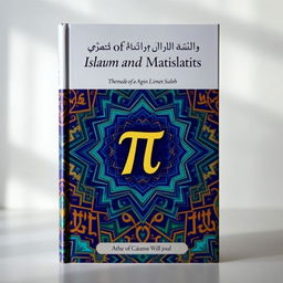 A visually striking book cover representing the connection between Islam and mathematics