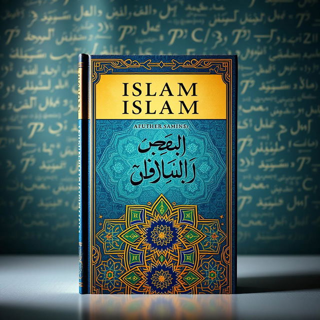 A visually striking book cover representing the connection between Islam and mathematics