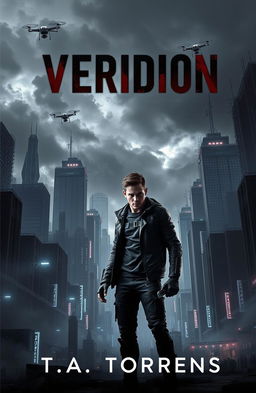 A captivating ebook cover for 'Veridion' by T