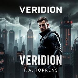 A gripping ebook cover for 'Veridion' by T