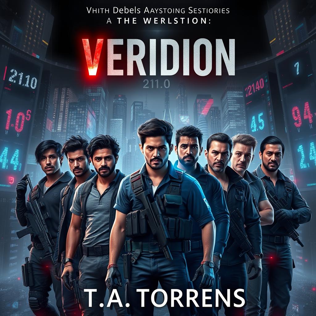 An impactful ebook cover for 'Veridion' by T