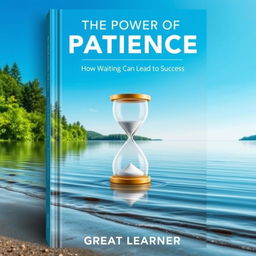 A visually captivating book cover for 'The Power of Patience: How Waiting Can Lead to Success' by Great Learner