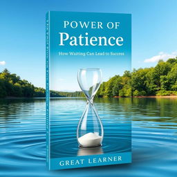 A stunning book cover design for 'The Power of Patience: How Waiting Can Lead to Success' by Great Learner