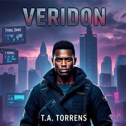 A captivating ebook cover for 'Veridion' by T