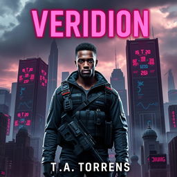 A captivating ebook cover for 'Veridion' by T