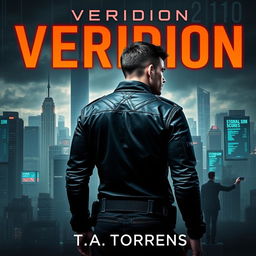 An intriguing ebook cover for 'Veridion' by T