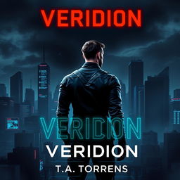 An intriguing ebook cover for 'Veridion' by T